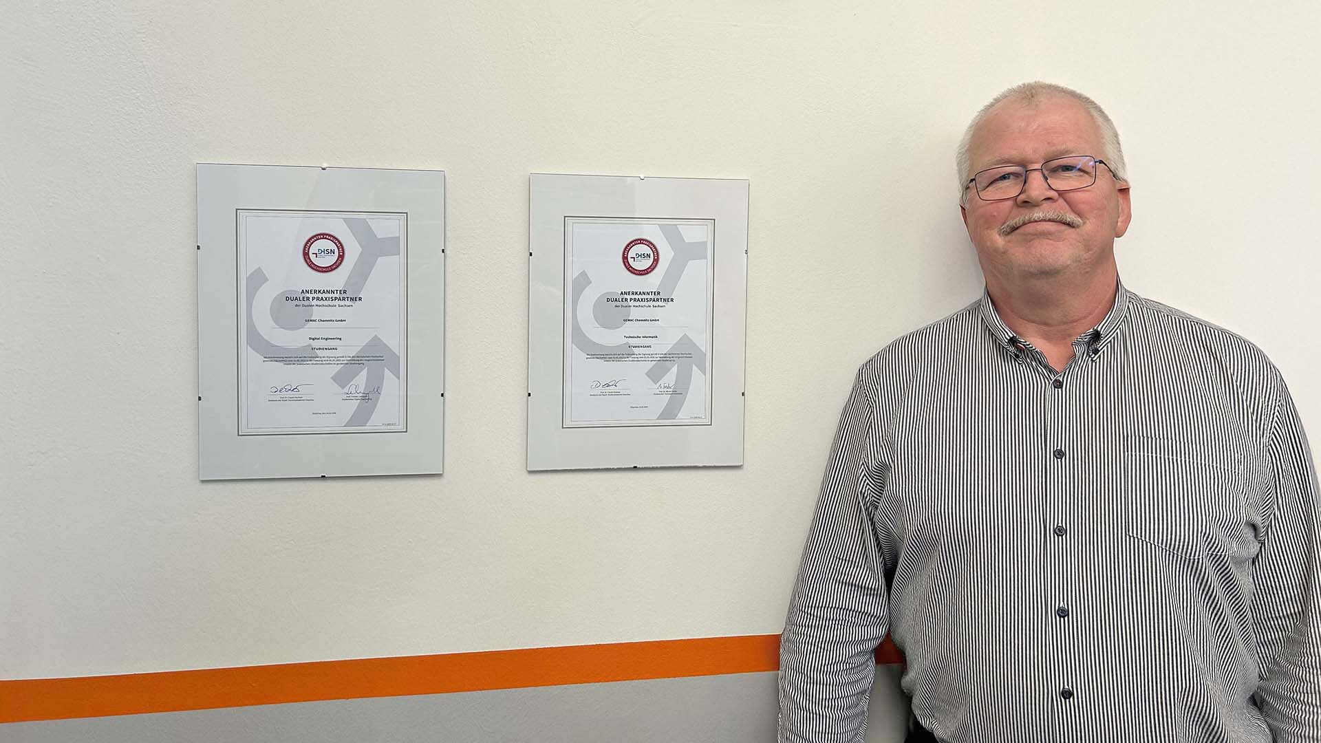 Wolfram Klein: Partnerschaft für die Zukunft. Die DHSN und GEMAC erweitern ihre Praxispartnerschaft in der dualen Ausbildung
